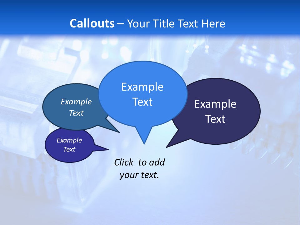 Hitech Connections Network PowerPoint Template