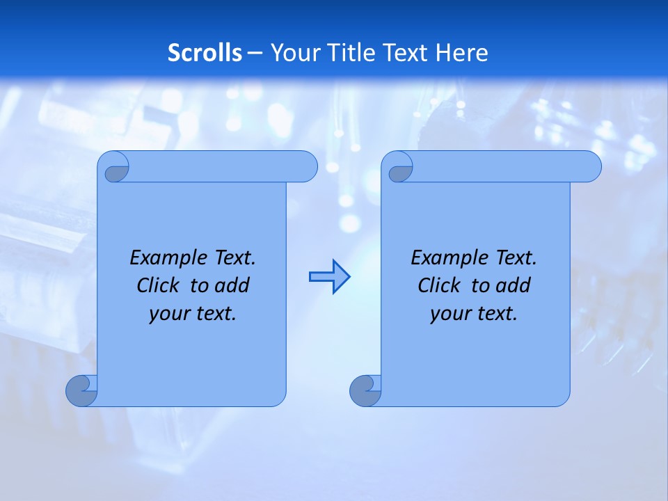 Hitech Connections Network PowerPoint Template