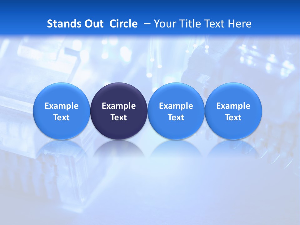 Hitech Connections Network PowerPoint Template