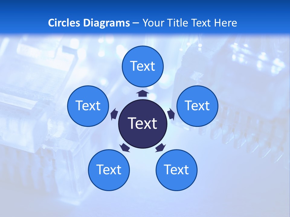 Hitech Connections Network PowerPoint Template