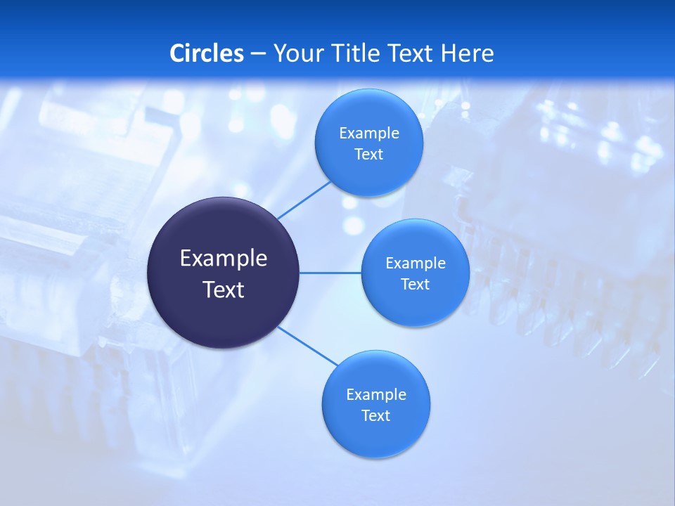 Hitech Connections Network PowerPoint Template