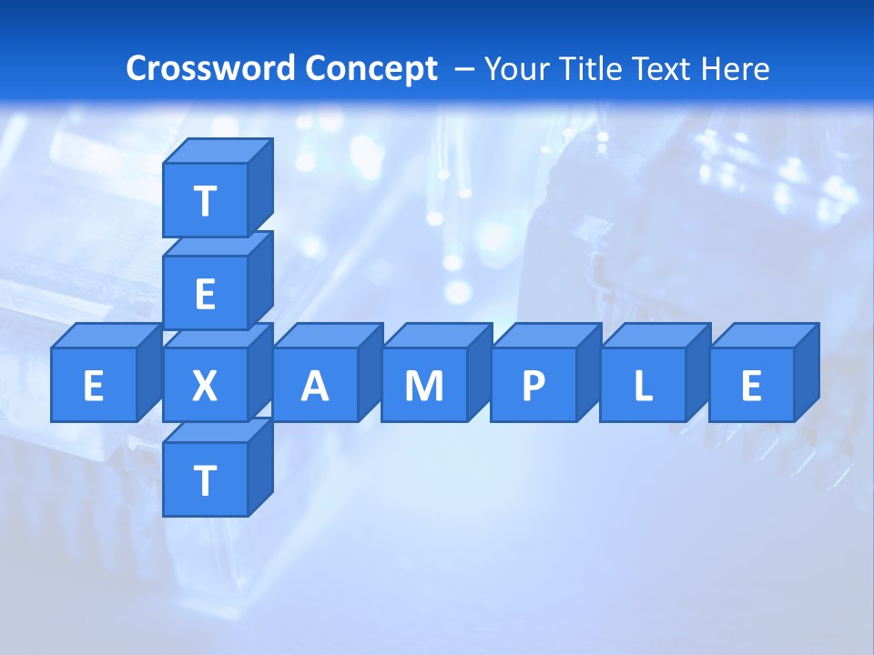 Hitech Connections Network PowerPoint Template