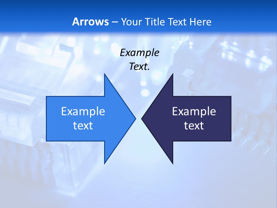 Hitech Connections Network PowerPoint Template