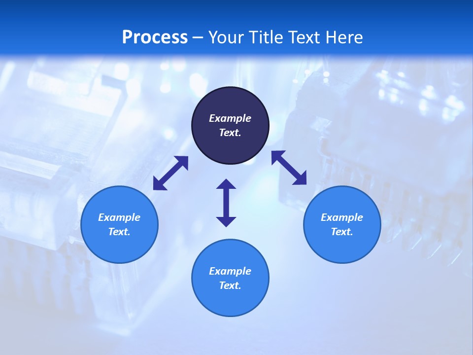 Hitech Connections Network PowerPoint Template