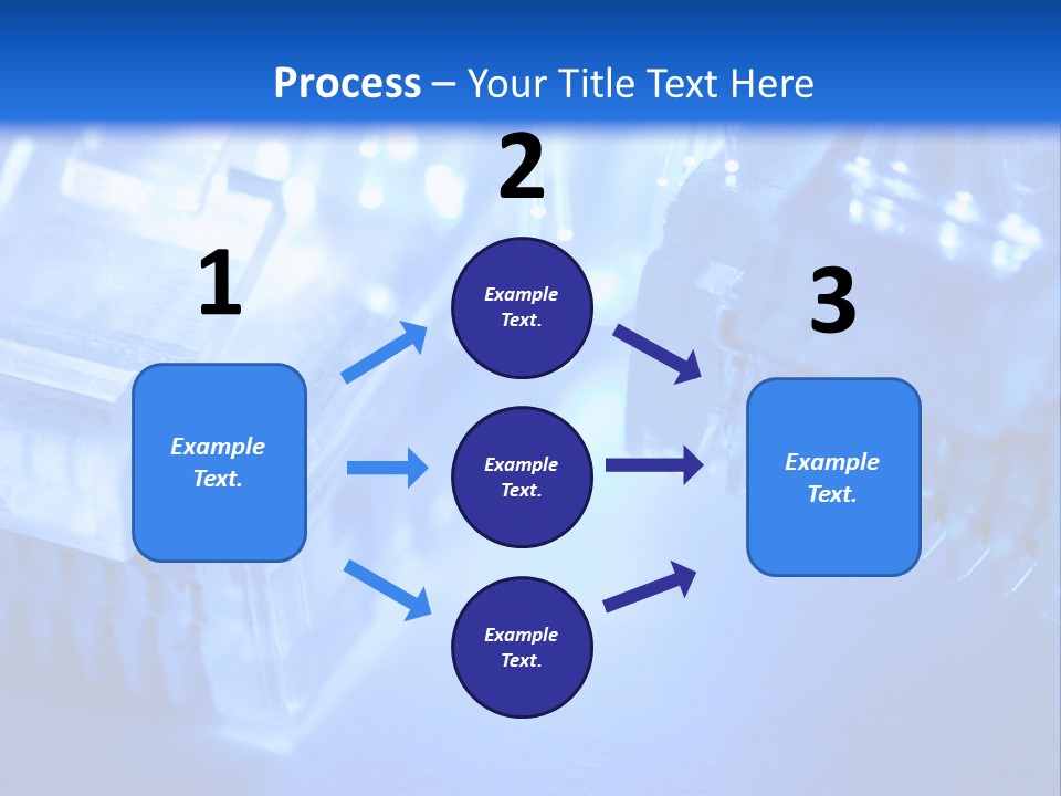 Hitech Connections Network PowerPoint Template