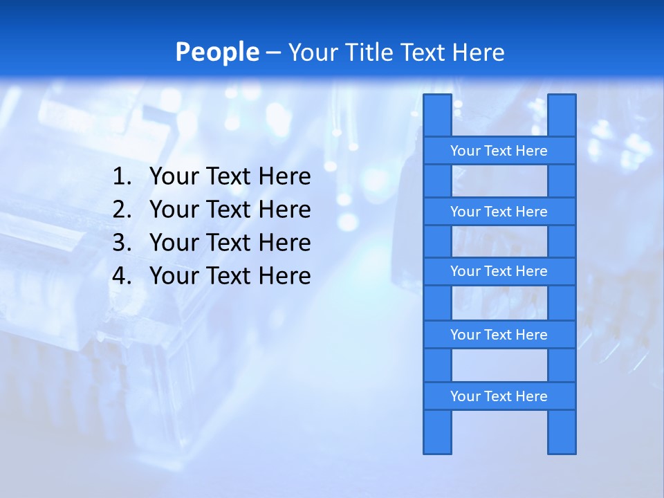 Hitech Connections Network PowerPoint Template
