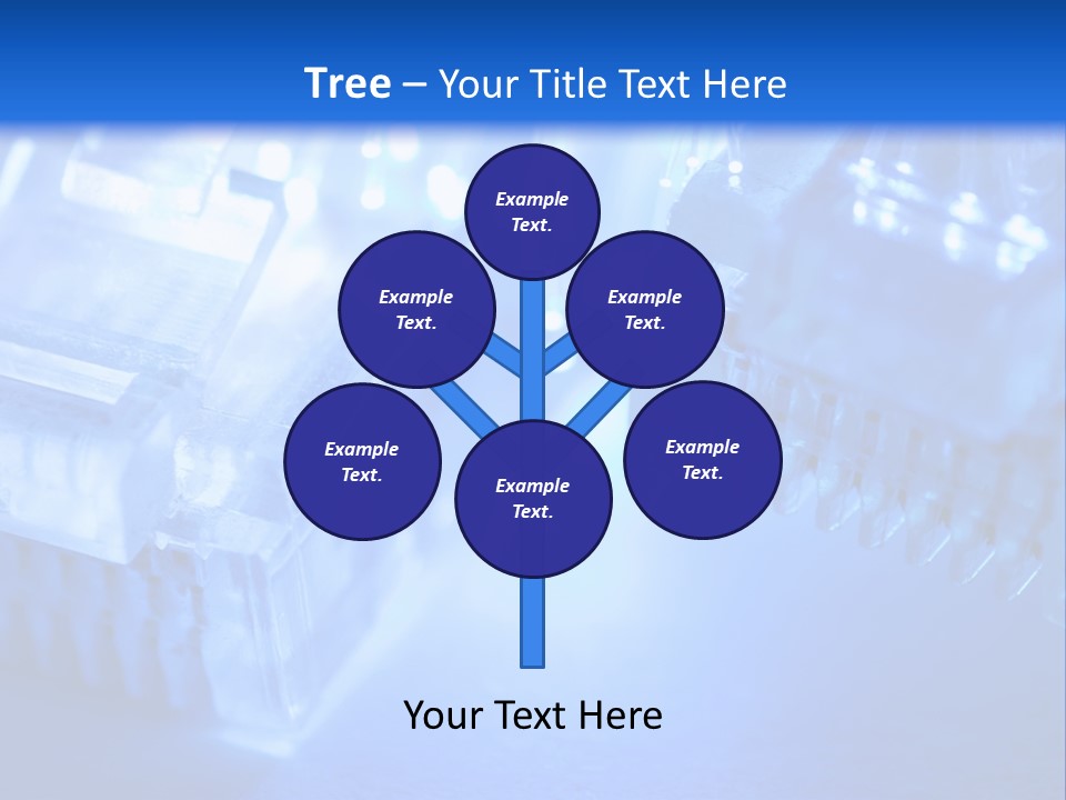 Hitech Connections Network PowerPoint Template