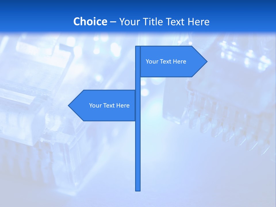 Hitech Connections Network PowerPoint Template