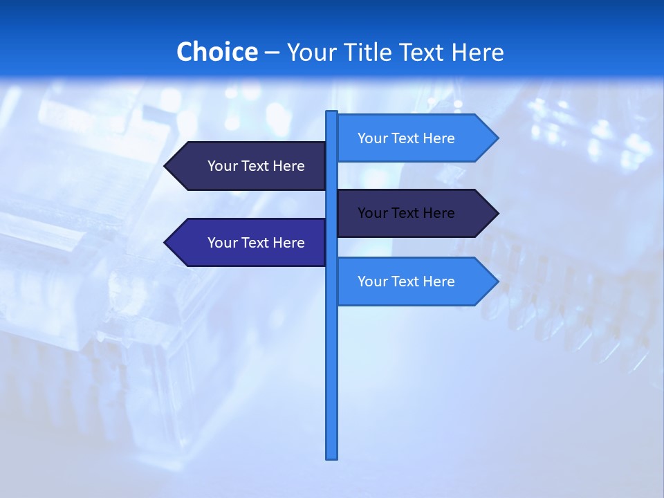 Hitech Connections Network PowerPoint Template