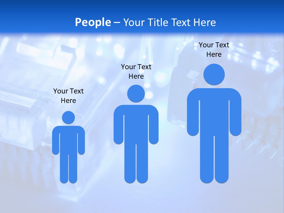 Hitech Connections Network PowerPoint Template