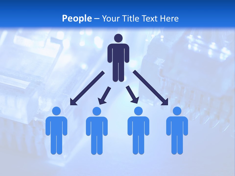 Hitech Connections Network PowerPoint Template