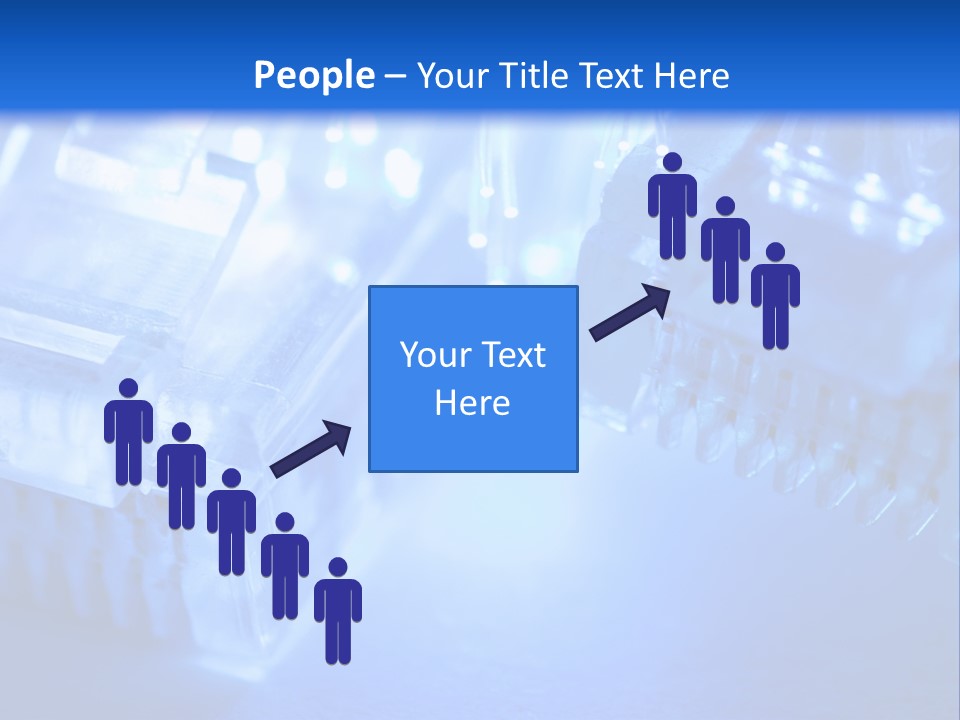 Hitech Connections Network PowerPoint Template