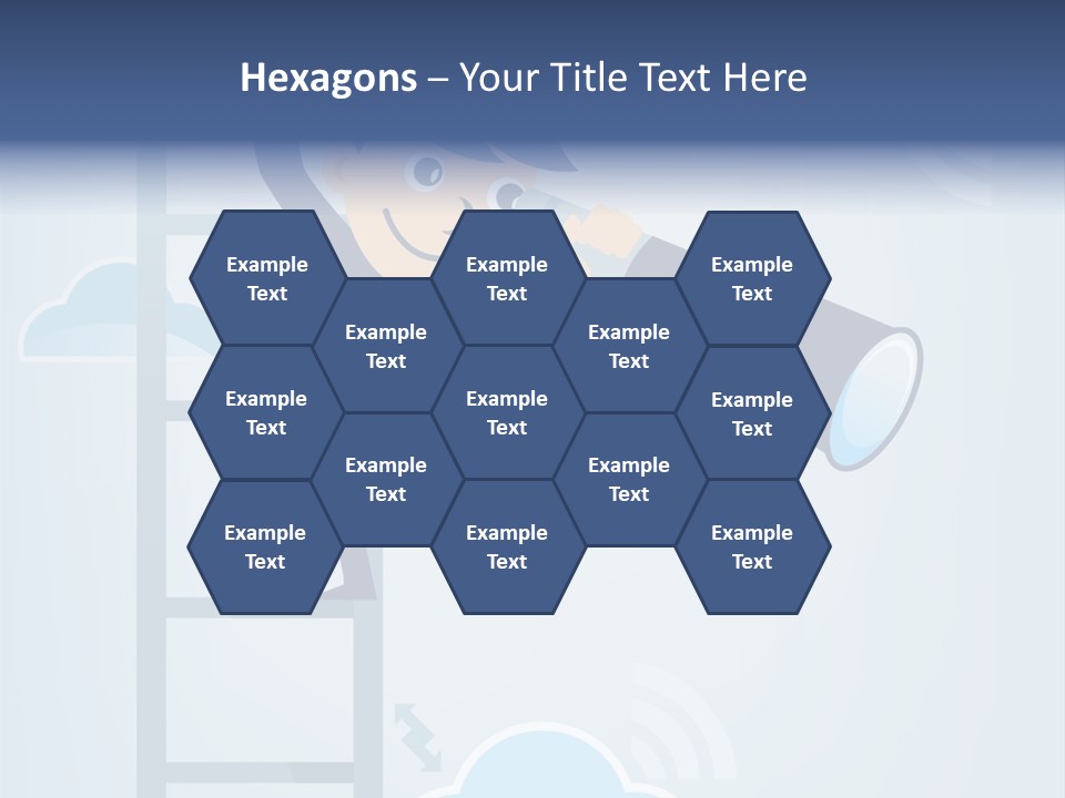 Stair Cooperation Planning PowerPoint Template