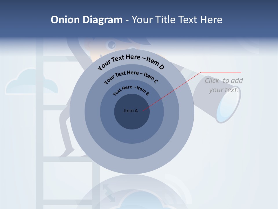 Stair Cooperation Planning PowerPoint Template
