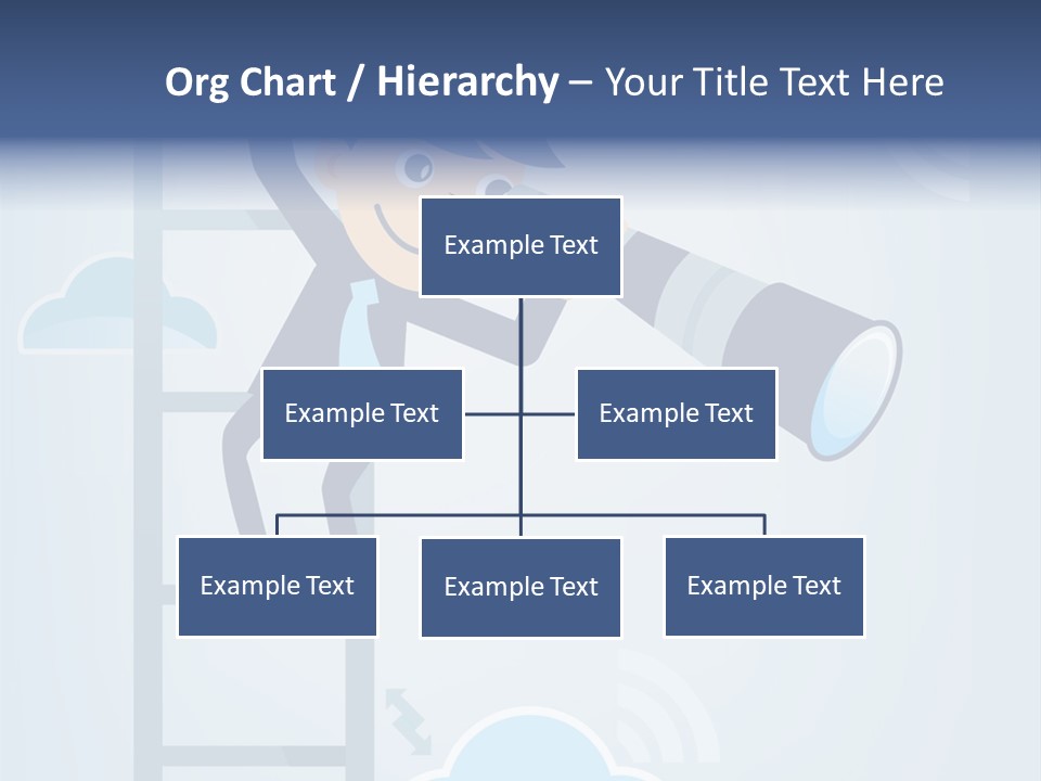 Stair Cooperation Planning PowerPoint Template