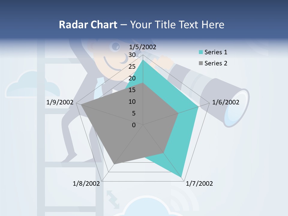 Stair Cooperation Planning PowerPoint Template