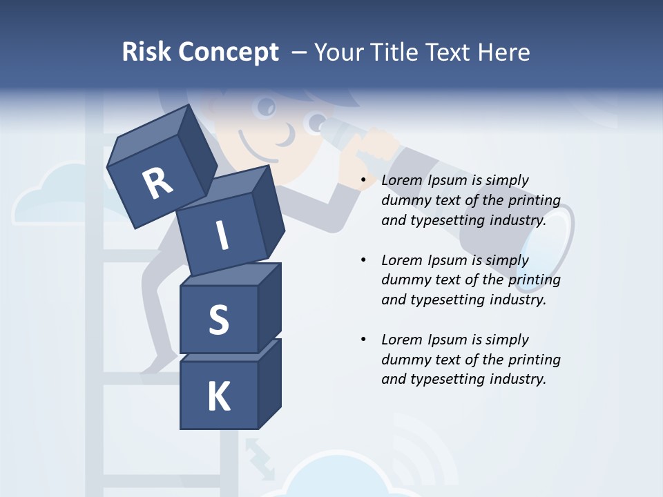 Stair Cooperation Planning PowerPoint Template