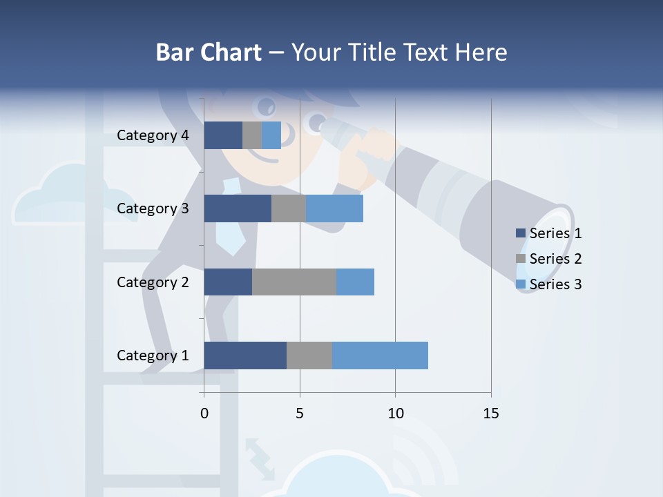 Stair Cooperation Planning PowerPoint Template