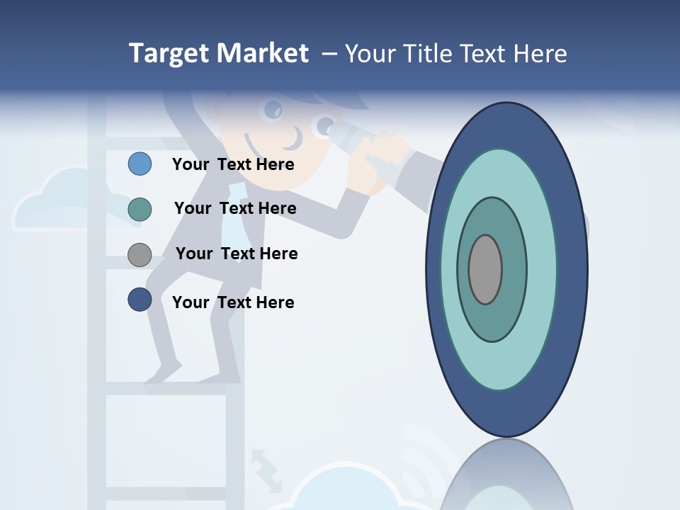 Stair Cooperation Planning PowerPoint Template
