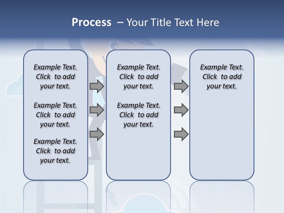 Stair Cooperation Planning PowerPoint Template