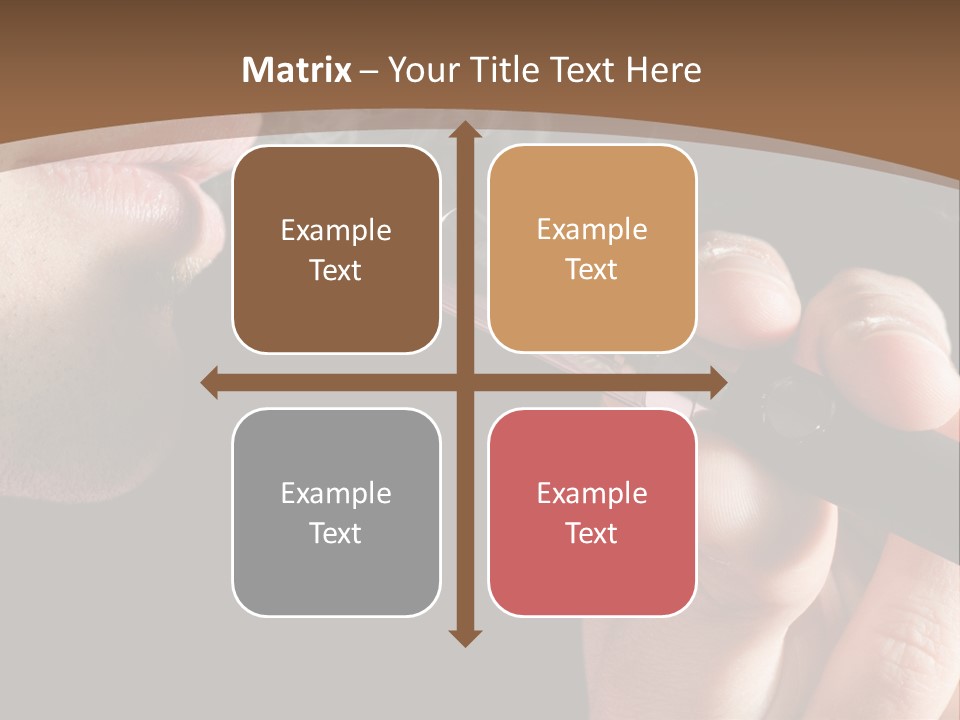 Cancer Toxin Fad PowerPoint Template