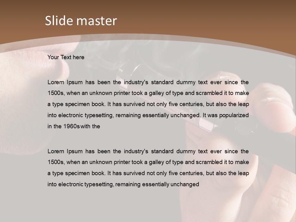 Cancer Toxin Fad PowerPoint Template