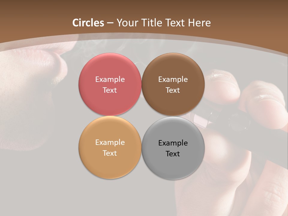 Cancer Toxin Fad PowerPoint Template