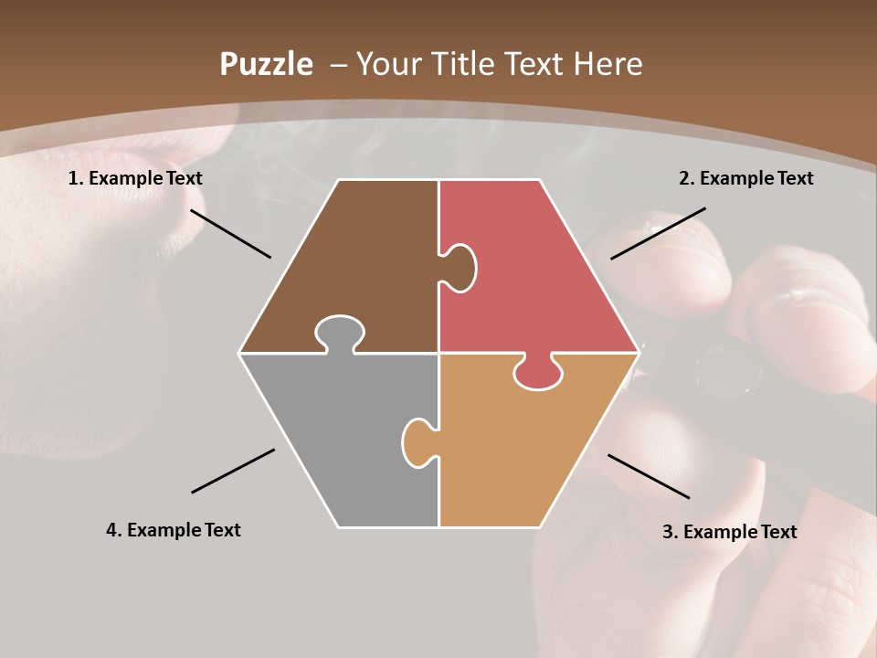 Cancer Toxin Fad PowerPoint Template