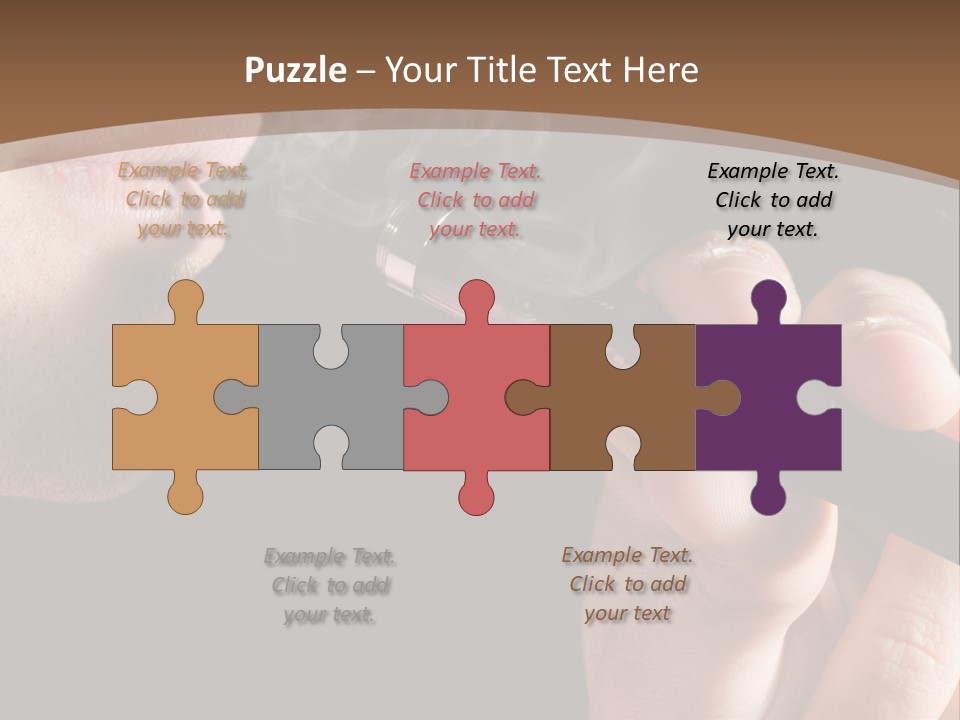 Cancer Toxin Fad PowerPoint Template