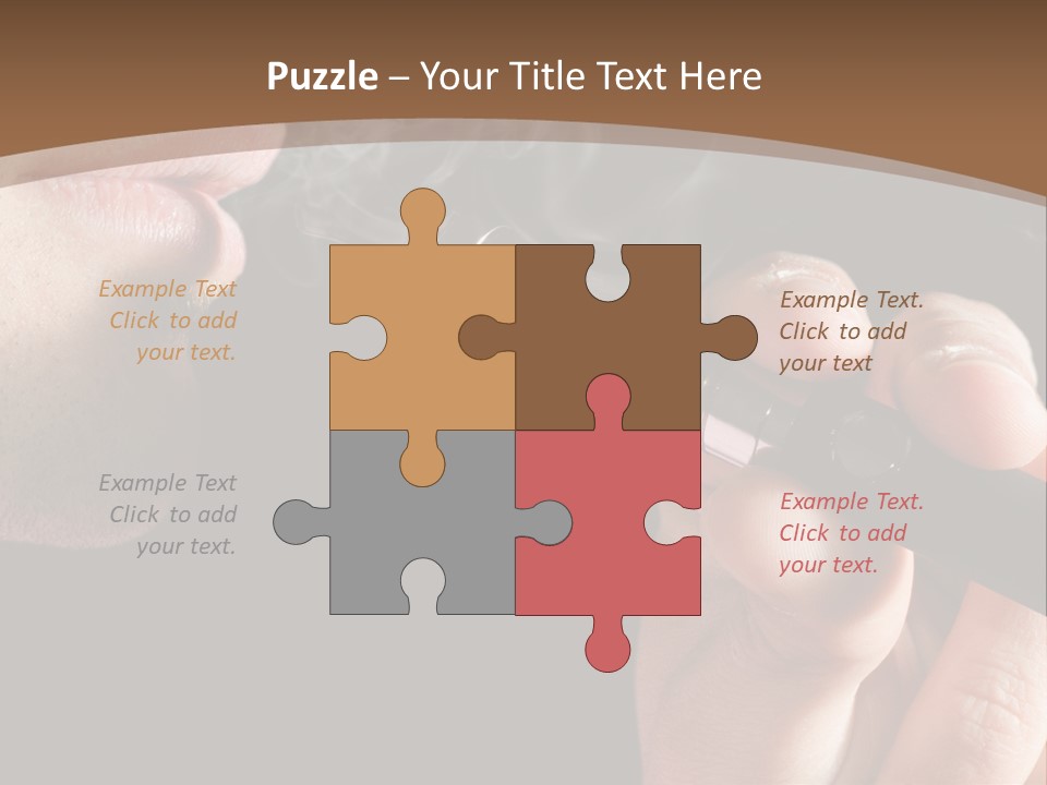 Cancer Toxin Fad PowerPoint Template