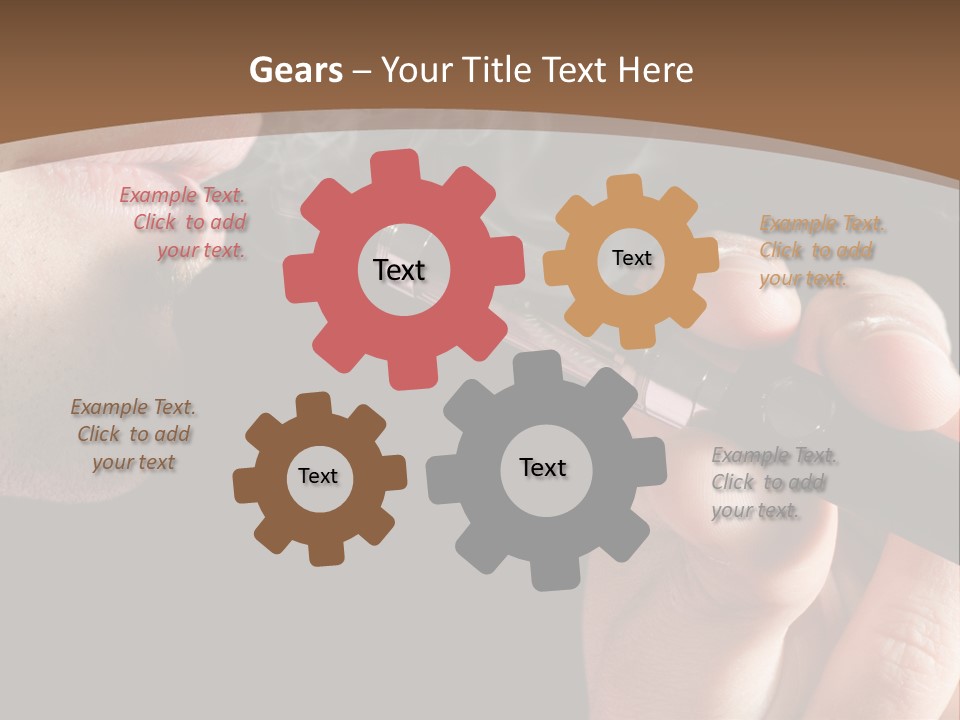 Cancer Toxin Fad PowerPoint Template