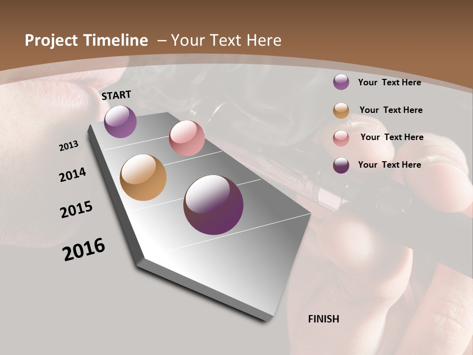 Cancer Toxin Fad PowerPoint Template