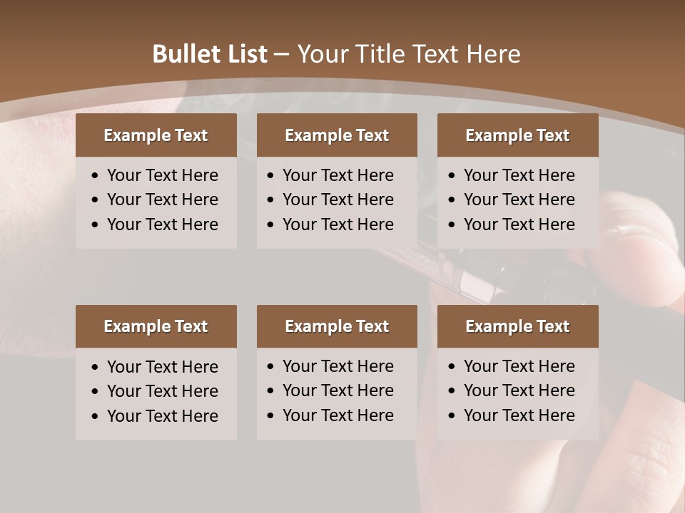 Cancer Toxin Fad PowerPoint Template