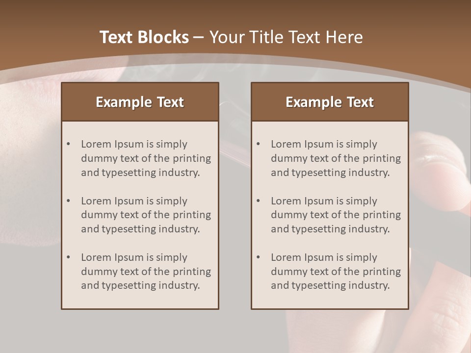 Cancer Toxin Fad PowerPoint Template