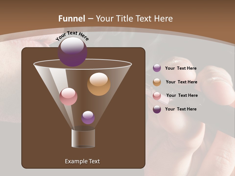 Cancer Toxin Fad PowerPoint Template