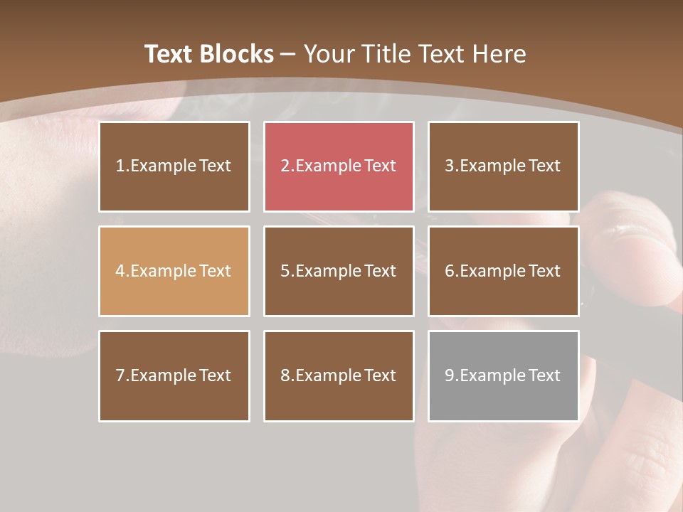 Cancer Toxin Fad PowerPoint Template