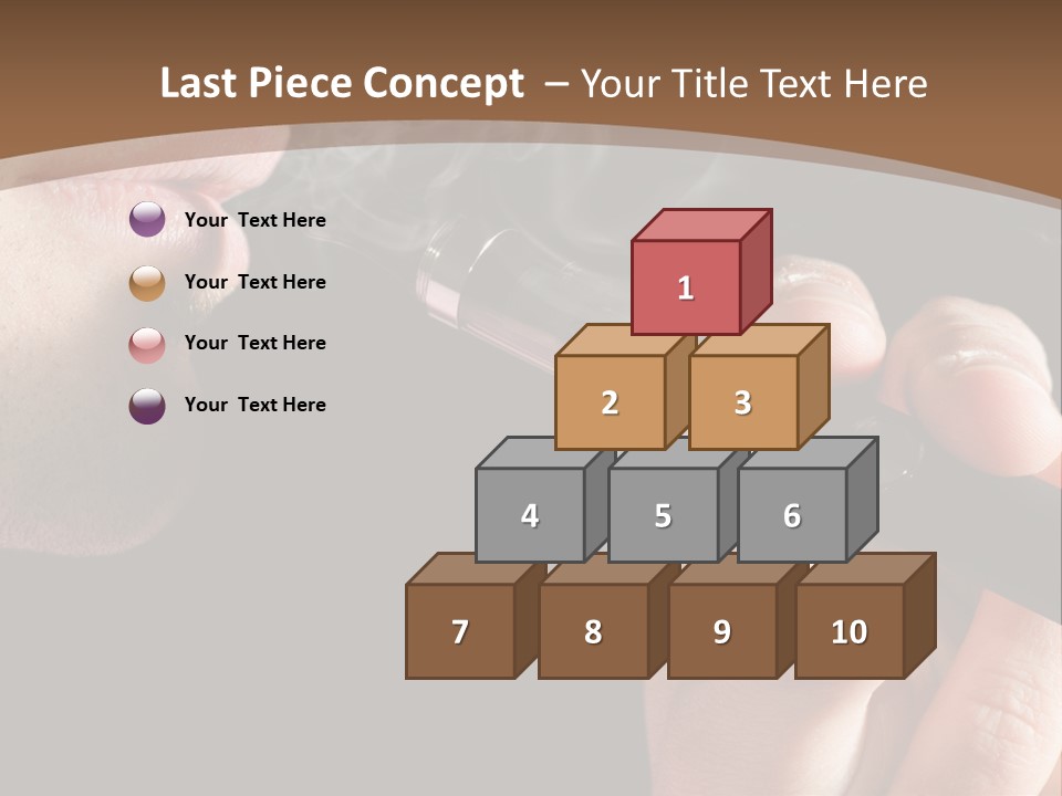 Cancer Toxin Fad PowerPoint Template