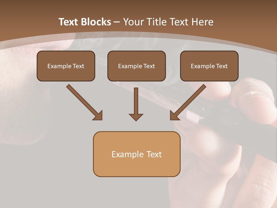 Cancer Toxin Fad PowerPoint Template