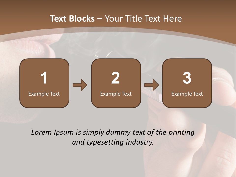 Cancer Toxin Fad PowerPoint Template