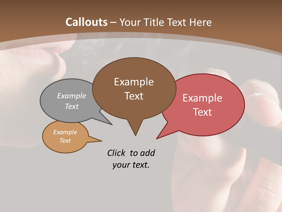 Cancer Toxin Fad PowerPoint Template