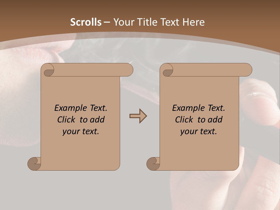Cancer Toxin Fad PowerPoint Template