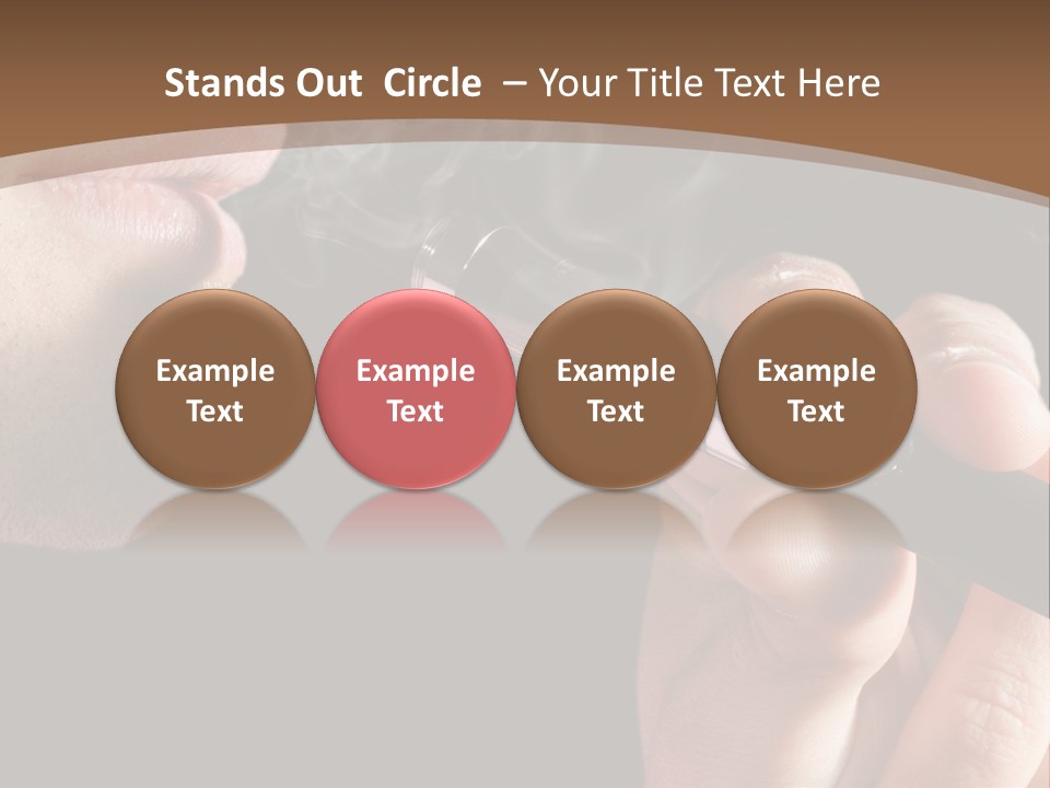 Cancer Toxin Fad PowerPoint Template