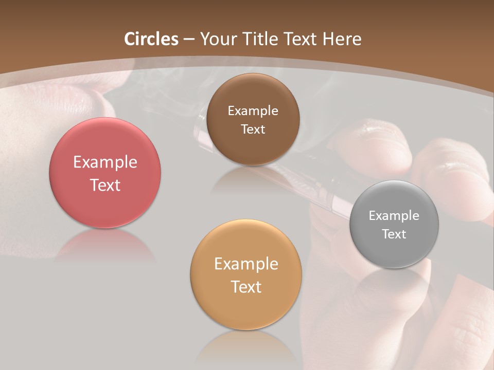 Cancer Toxin Fad PowerPoint Template
