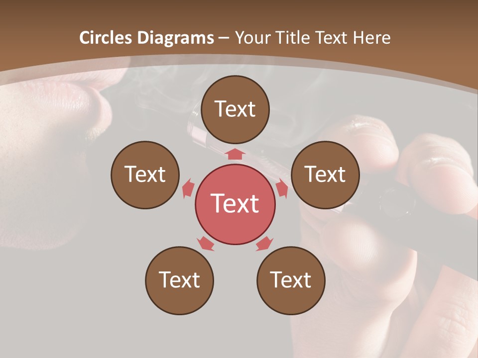 Cancer Toxin Fad PowerPoint Template