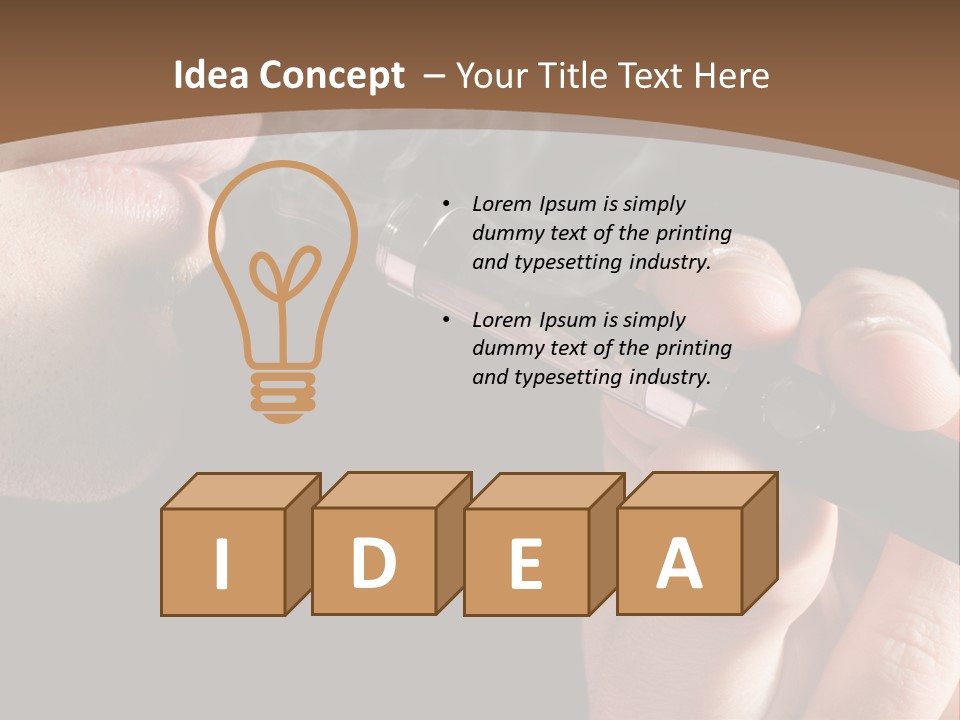 Cancer Toxin Fad PowerPoint Template