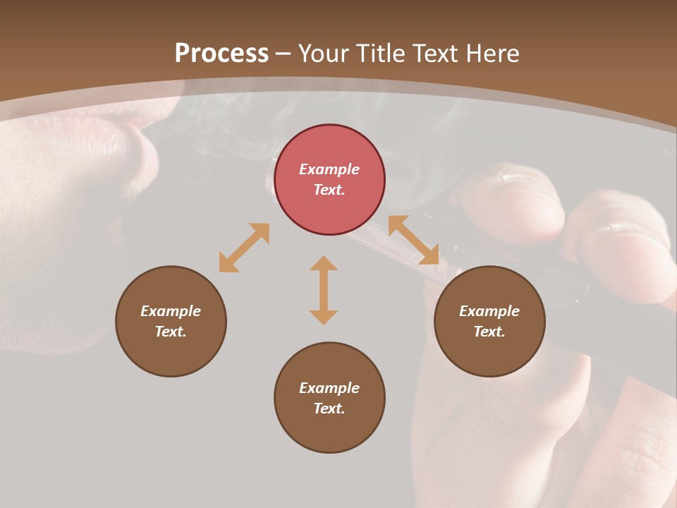Cancer Toxin Fad PowerPoint Template