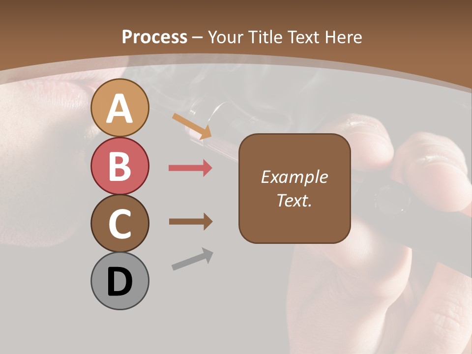 Cancer Toxin Fad PowerPoint Template