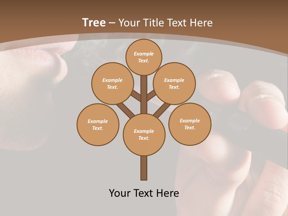 Cancer Toxin Fad PowerPoint Template