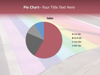 Crosswalk Variation Pride PowerPoint Template