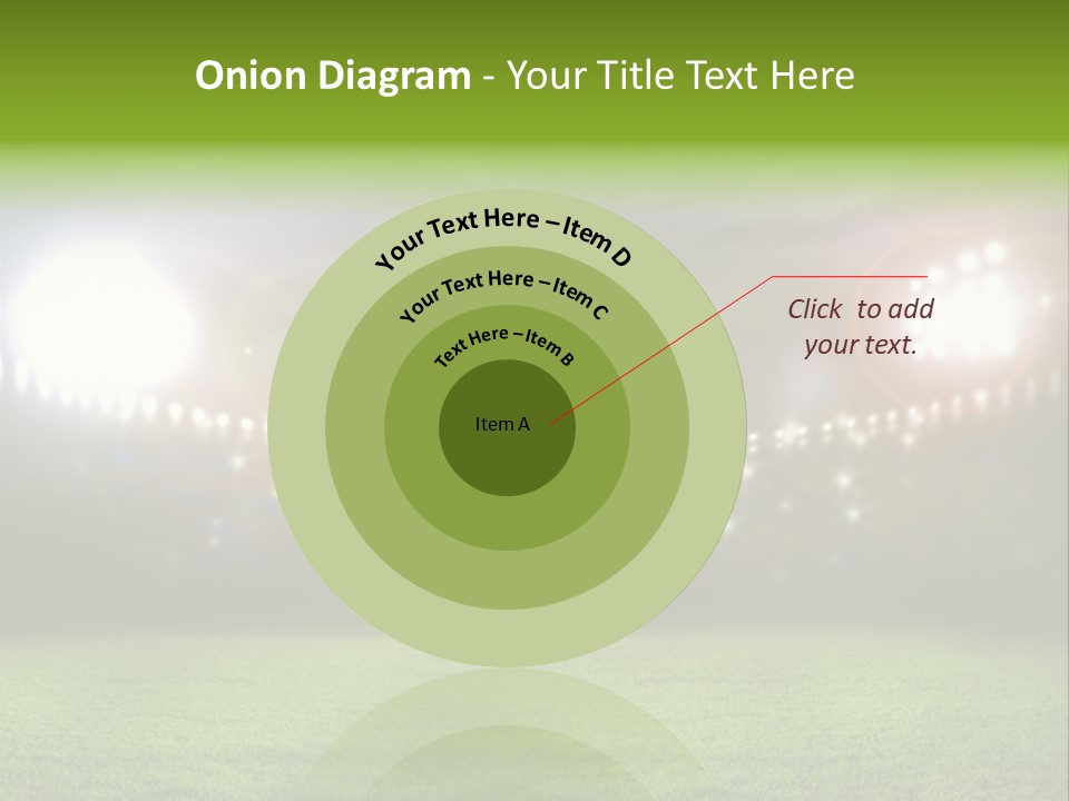 Arena Bright Glitter PowerPoint Template